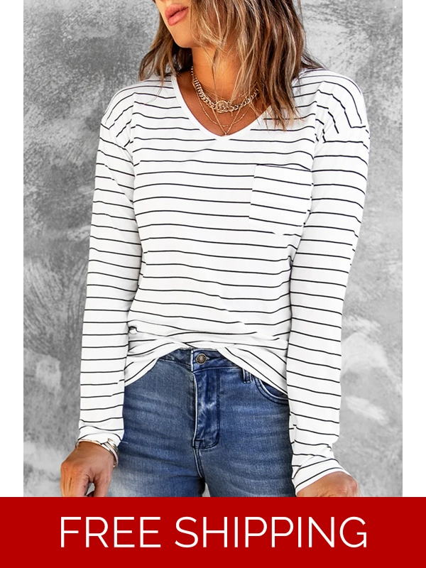 Striped Long Sleeve T-Shirt